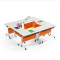 Meeting Sliding Movable Adjustable Conference Room Tables Stackable Office Folding Training Tables